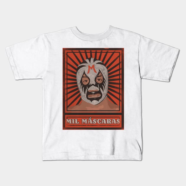 Mil Máscaras Poster Kids T-Shirt by TheManito